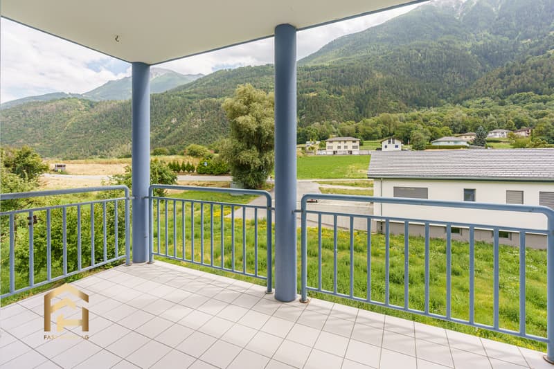 Appartamento idilliaco di 4,5 locali con giardino ad Agarn (11)
