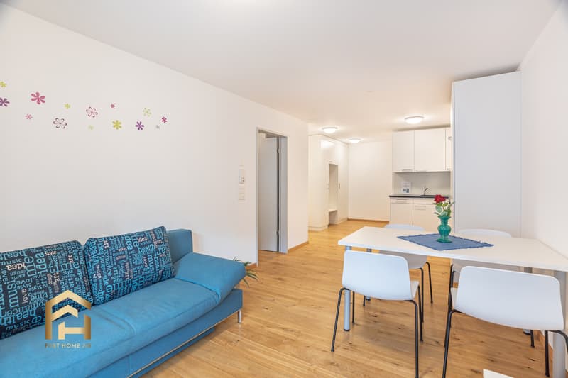 Einziehen und wohlfühlen: Möblierte 2.5-Zimmer-Wohnung (1)