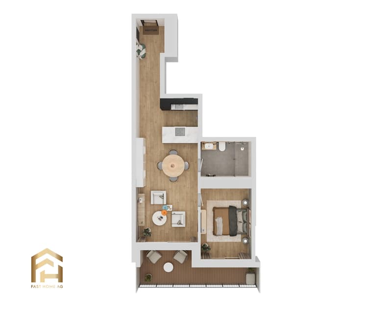 Erstbezug MFH Imbach 2.5 Zimmerwohnung (2)