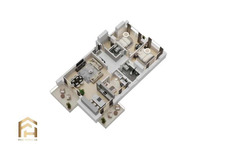 Exklusives Neubau-Projekt: Elegante 2.5-Zimmer-Wohnung (1)