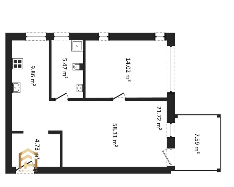 Grundriss 2D
