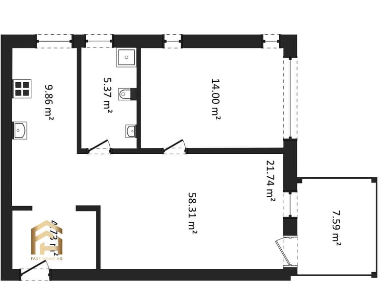 Grundriss 2D