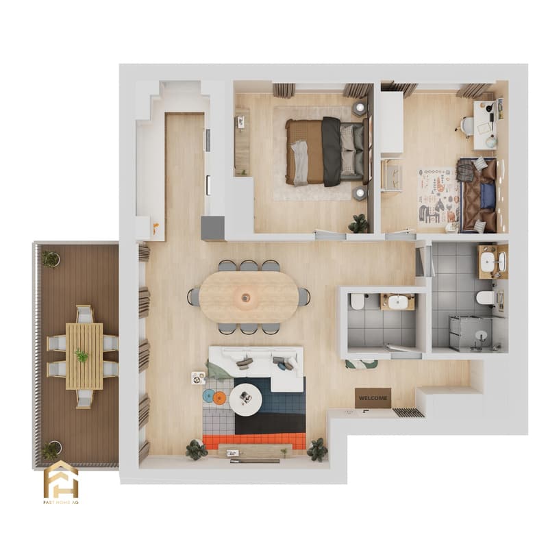 Grundriss 3D