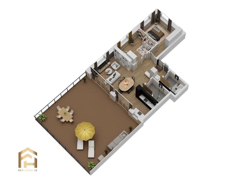 Erstbezug Attika Nord 3.5 Zimmerwohnung (6)