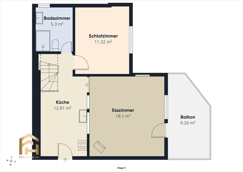 Modernes Chalet mit sonniger Südterrasse in Oberrotafen (11)
