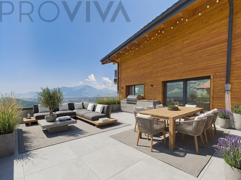 Haus B Choëx - Neubau-Chalet mit Terrasse & Flexibilität (5)