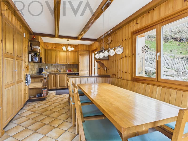 chalet im Val d'Hérens - Aussicht, Charme & Nähe zu den Skigebieten (3)