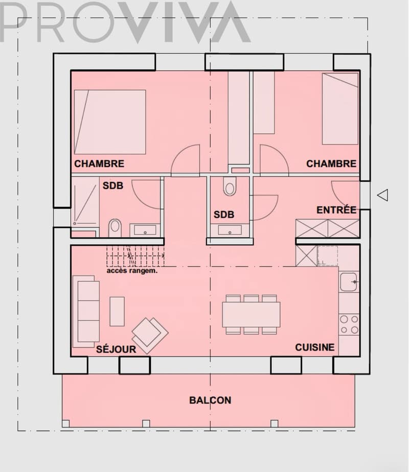 / the floor plan of the house with the plan of the apartment and bathroom
