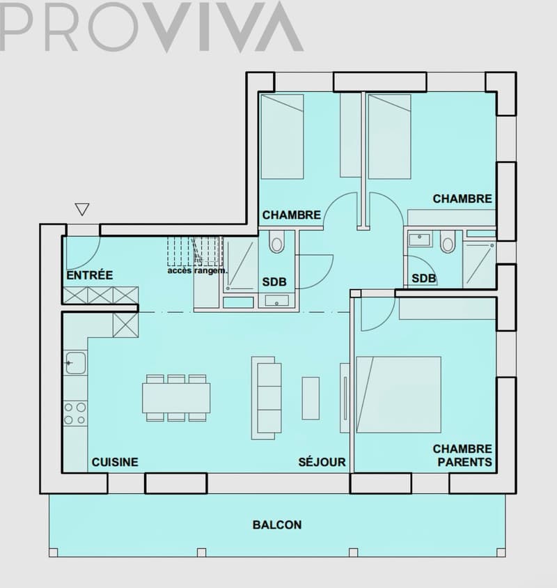 Modernes Familienglück mit Südbalkon und Mezzanine-Stauraum (10)