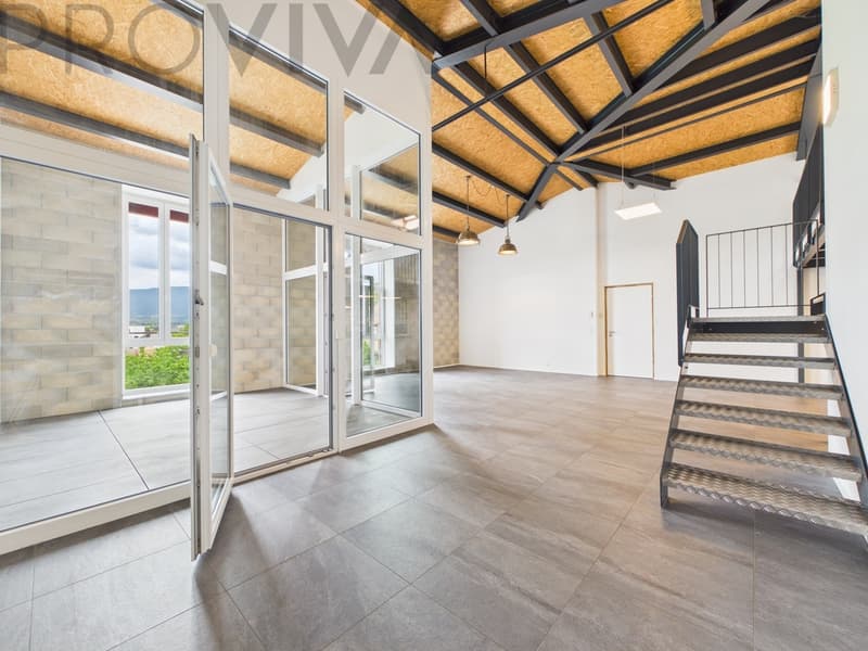 Moderne Loftwohnung mit Galerie in Gampelen (3)