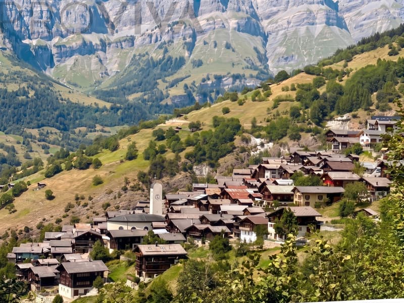 Albinen - Tor zu Leukerbad / Albinen - Porte d'entrée de Loèche-les-Bains