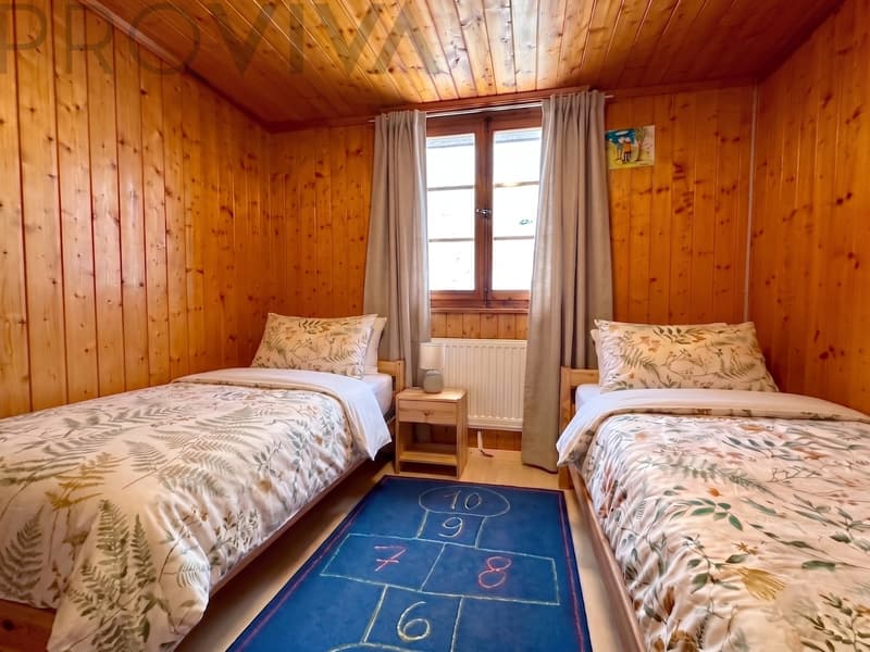 Kinderzimmer im EG - Simulation / Chambre d'enfant au rez-de-chaussée - Simulation