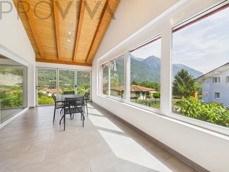 Familienhaus mit Panoramablick auf die Alpen (4)