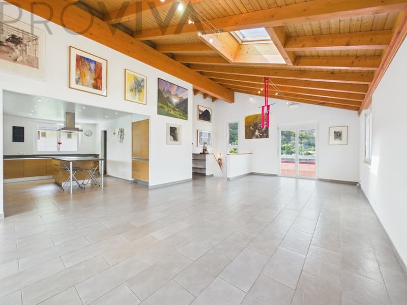 Familienhaus mit Panoramablick auf die Alpen (1)
