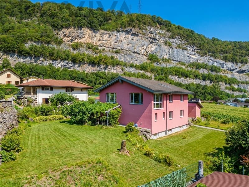 Familienhaus mit Panoramablick auf die Alpen (6)