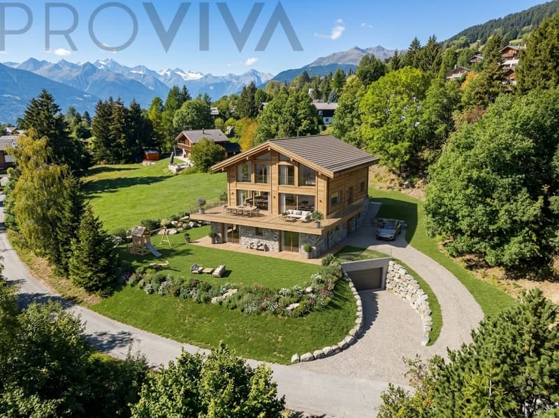 Bauland von 3'279 m² in Arbaz - ruhig, Aussicht, Südausrichtung (2)