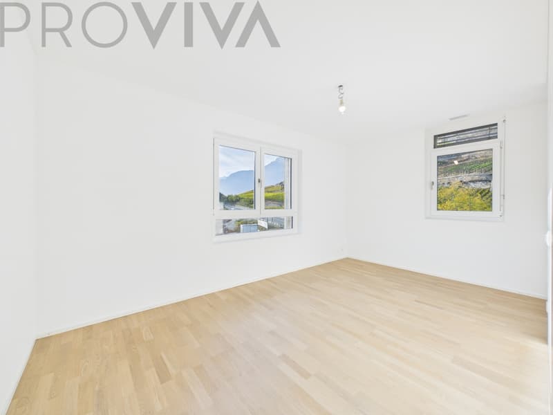 Attika mit Südwest-Balkon in Sion (2)
