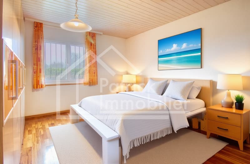 Charmante villa 5.5 pcs individuelle avec grand jardin et piscine (8)