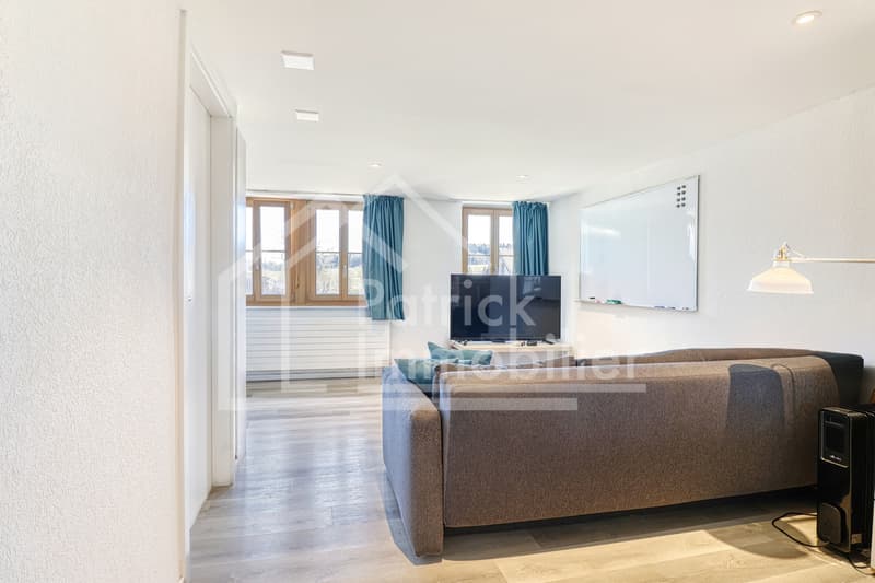 Ferme en zone village avec appartement rénové et potentiel (5)