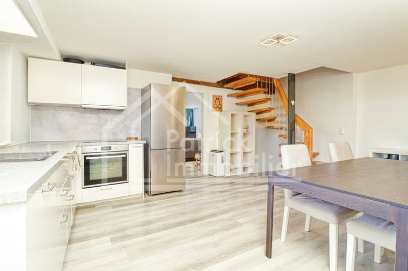 Ferme en zone village avec appartement rénové et potentiel (4)