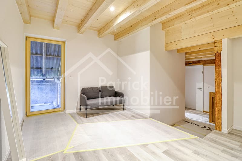 Ferme en zone village avec appartement rénové et potentiel (10)