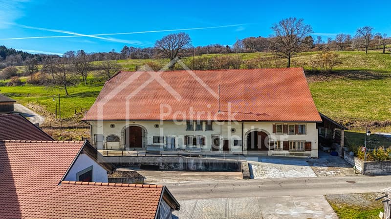 Ferme en zone village avec appartement rénové et potentiel (12)