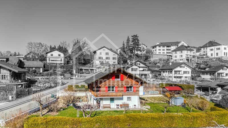 Chalet individuel 4.5 pièces avec vue panoramique sur les Préalpes (3)