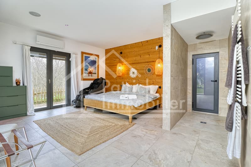 Villa contemporaine d'exception avec piscine et spa à deux pas du lac (11)