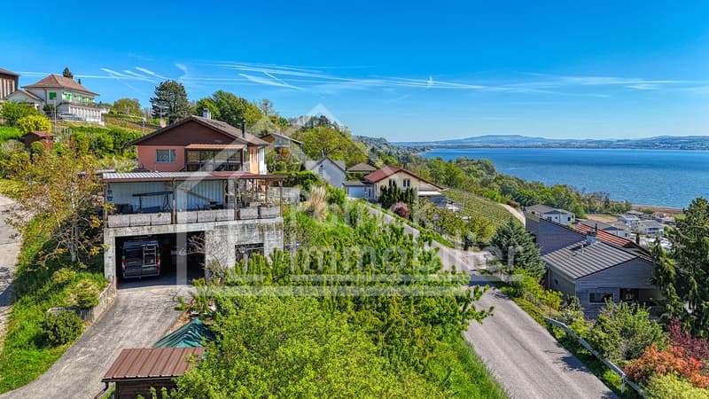 Maison mitoyenne avec vue imprenable sur le lac de Morat et fort potentiel constructible (13)