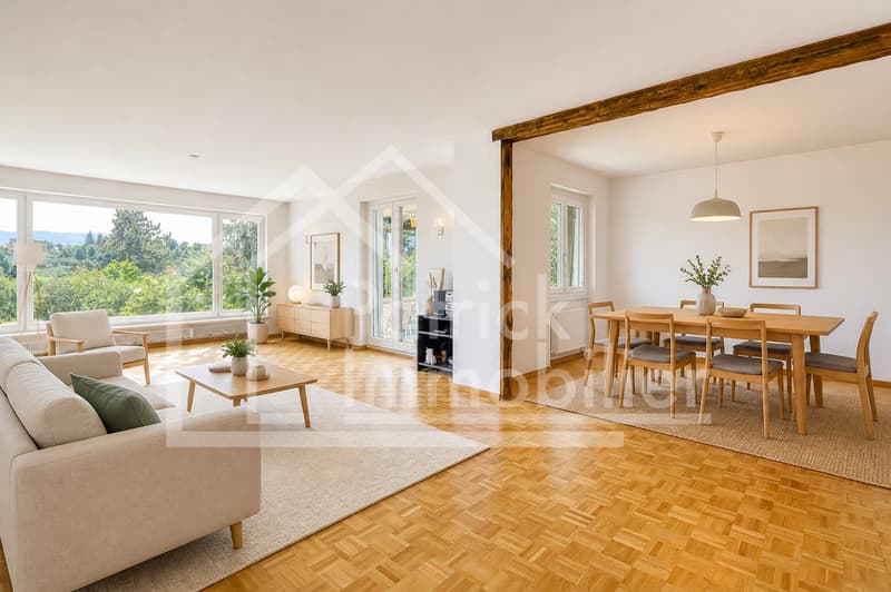 Villa individuelle 4.5 pièces avec vue dégagée et grand jardin (4)