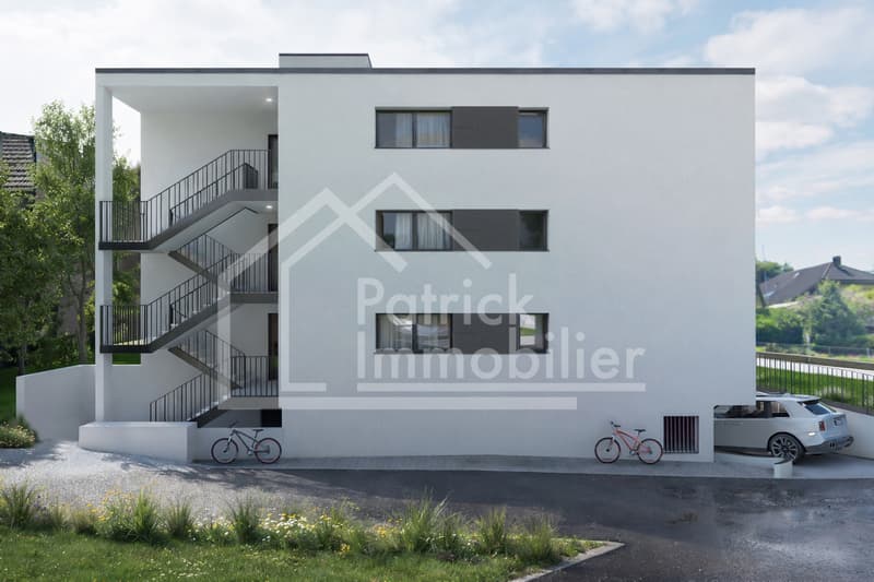 Attique 4.5 pièces neuf avec balcon de 32 m² à Courtepin (3)