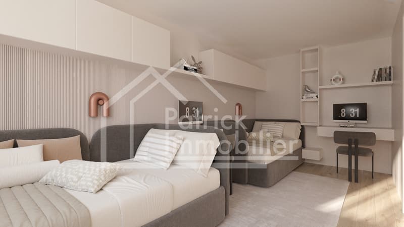 Attique 4.5 pièces neuf avec balcon de 32 m² à Courtepin (12)