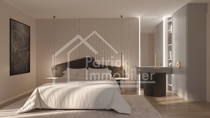 Attique 4.5 pièces neuf avec balcon de 32 m² à Courtepin (13)