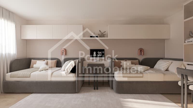 Attique 4.5 pièces neuf avec balcon de 32 m² à Courtepin (11)
