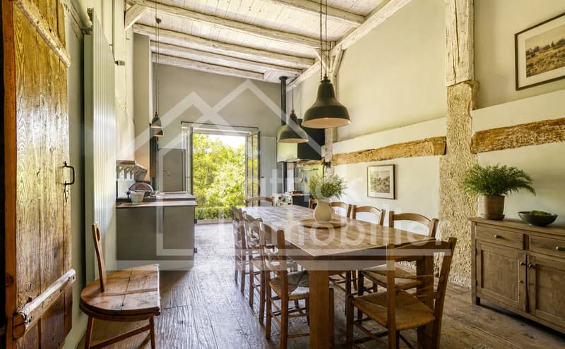 Ferme de caractère avec dépendance sur 1'623 m² à Vesin (6)