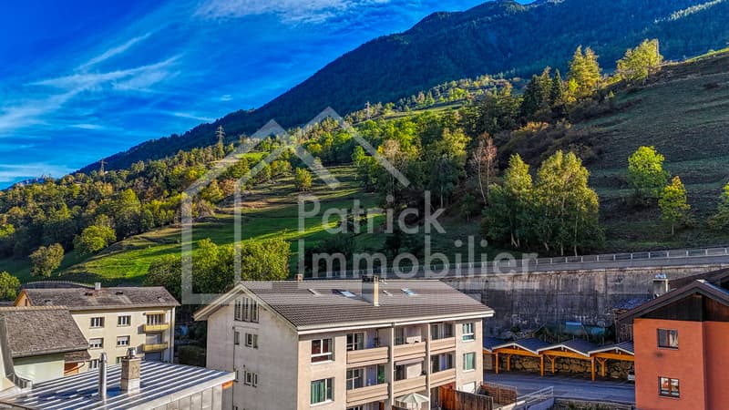 Grand duplex de 6.5 pièces avec vue sur les Alpes au coeur d'Orsières (1)