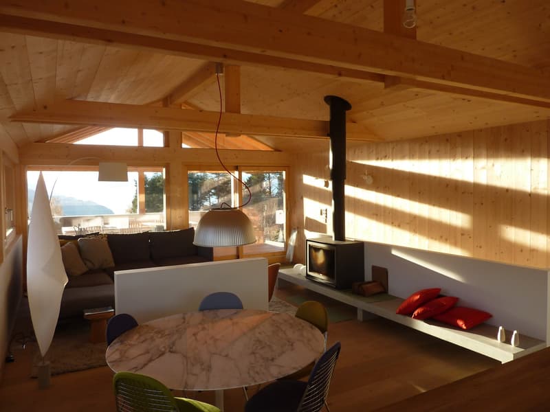 Chalet moderne de 4 pièces avec vue panoramique à Vercorin (7)