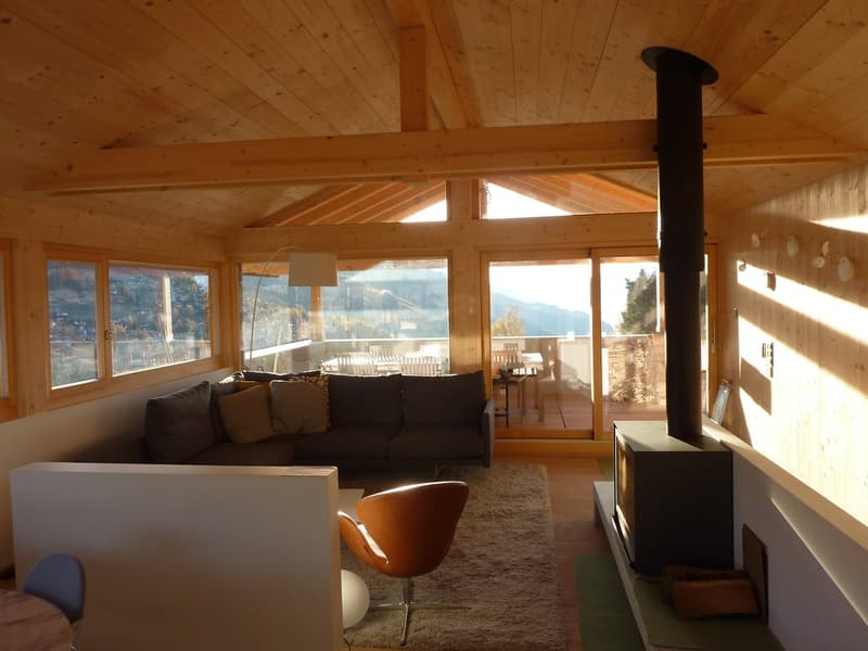 Chalet moderne de 4 pièces avec vue panoramique à Vercorin (8)