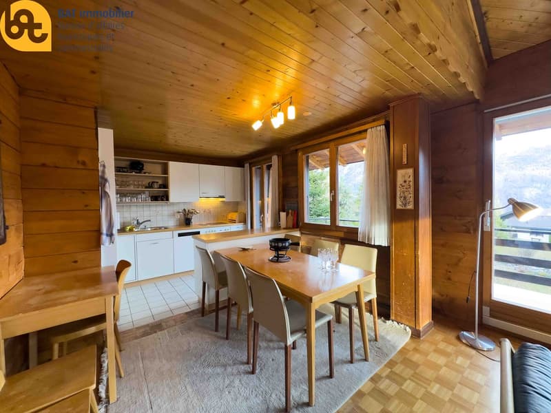 Chalet "Casse-noisette" - 5 pièces à louer à Vercorin (5)