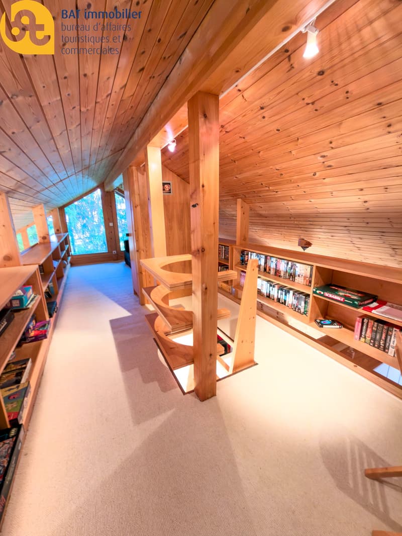 Location touristique -  Agréable chalet à Vercorin avec vue sur la plaine (11)