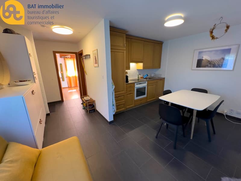 Location touristique - Escapade n°152 appartement avec grande terrasse à Vercorin (7)