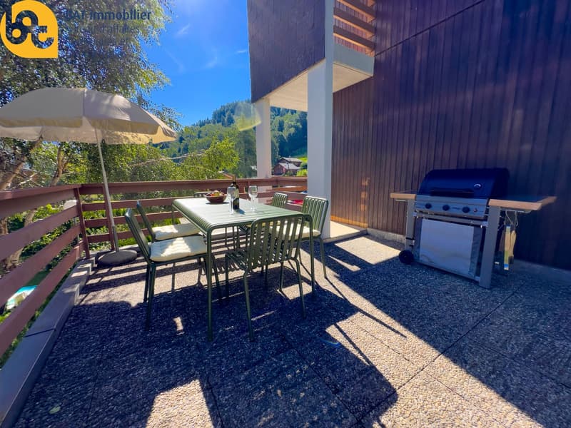 Location touristique - Escapade n°152 appartement avec grande terrasse à Vercorin (2)