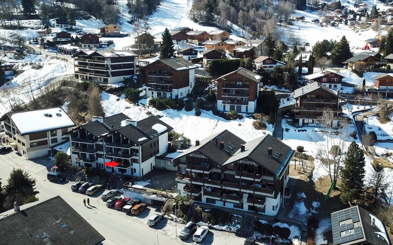 Location vacances - lumineux appartement au centre de Vercorin (1)