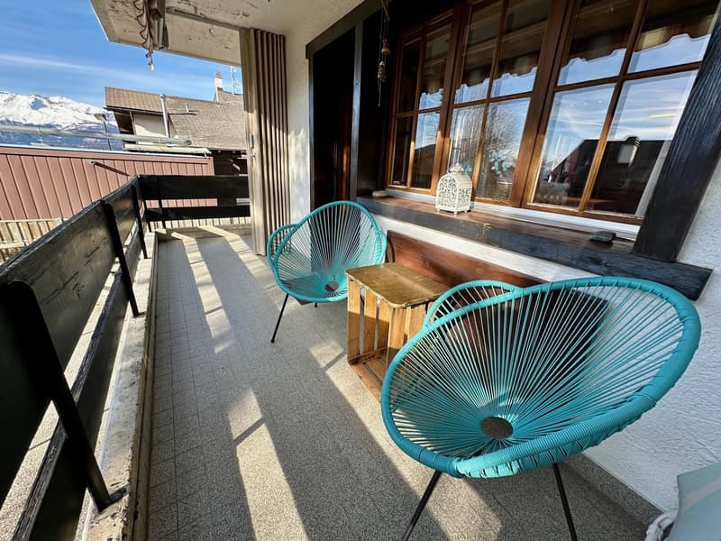 Appartement 3 pièces à côté du centre de Vercorin - printemps été 2026 (2)