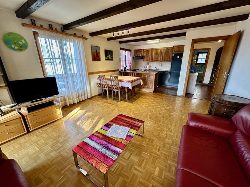 Appartement 3 pièces à côté du centre de Vercorin - printemps été 2026 (4)