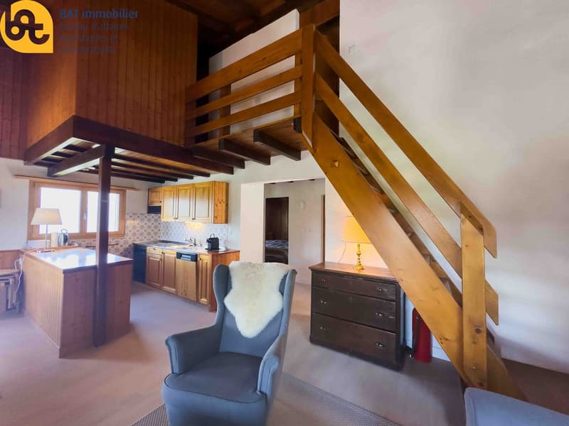 Duplex sur les hauteurs de Vercorin pour 7 personnes (10)