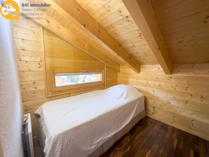 SAISON HIVER - Chalet chaleureux à Grône – Vue imprenable sur les montagnes (9)