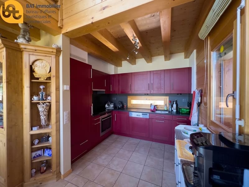 SAISON HIVER - Chalet chaleureux à Grône – Vue imprenable sur les montagnes (6)