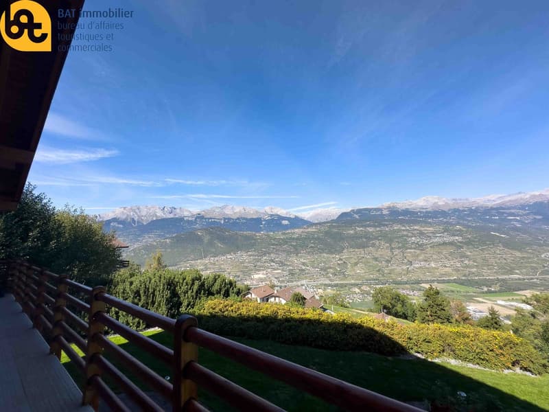 SAISON HIVER - Chalet chaleureux à Grône – Vue imprenable sur les montagnes (14)
