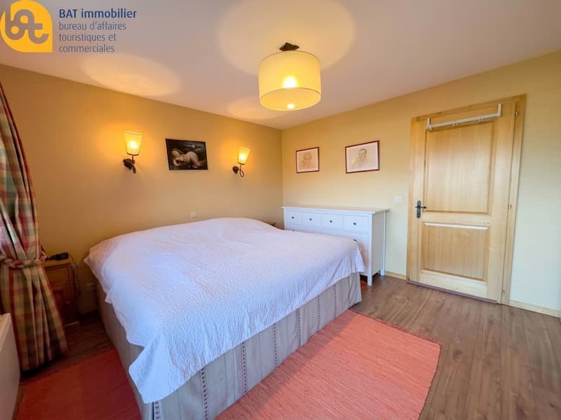 SAISON HIVER - Chalet chaleureux à Grône – Vue imprenable sur les montagnes (7)